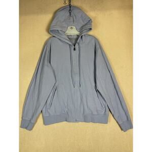 Mack Weldon Hoodie Mens XL Blue Full Zip Regular Fit Long Sleeve‎ Sweatshirt